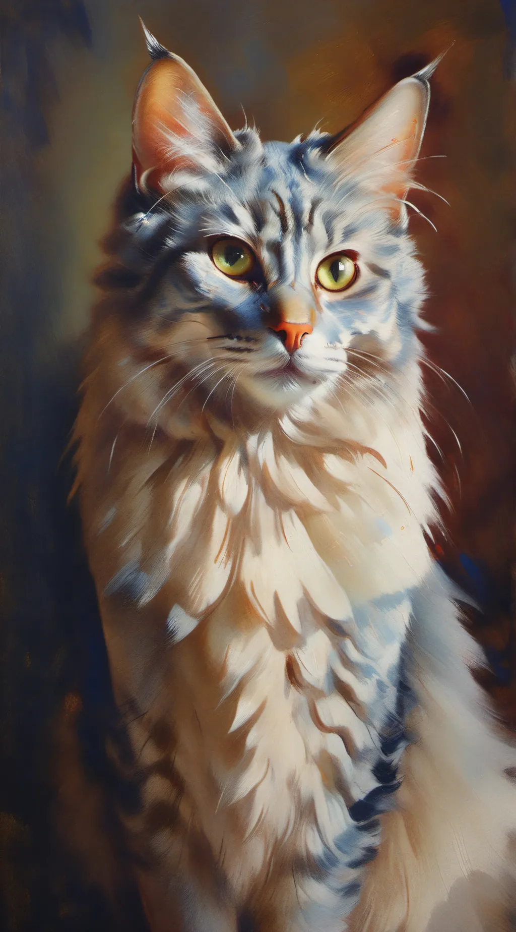 ai character: silverheart  background