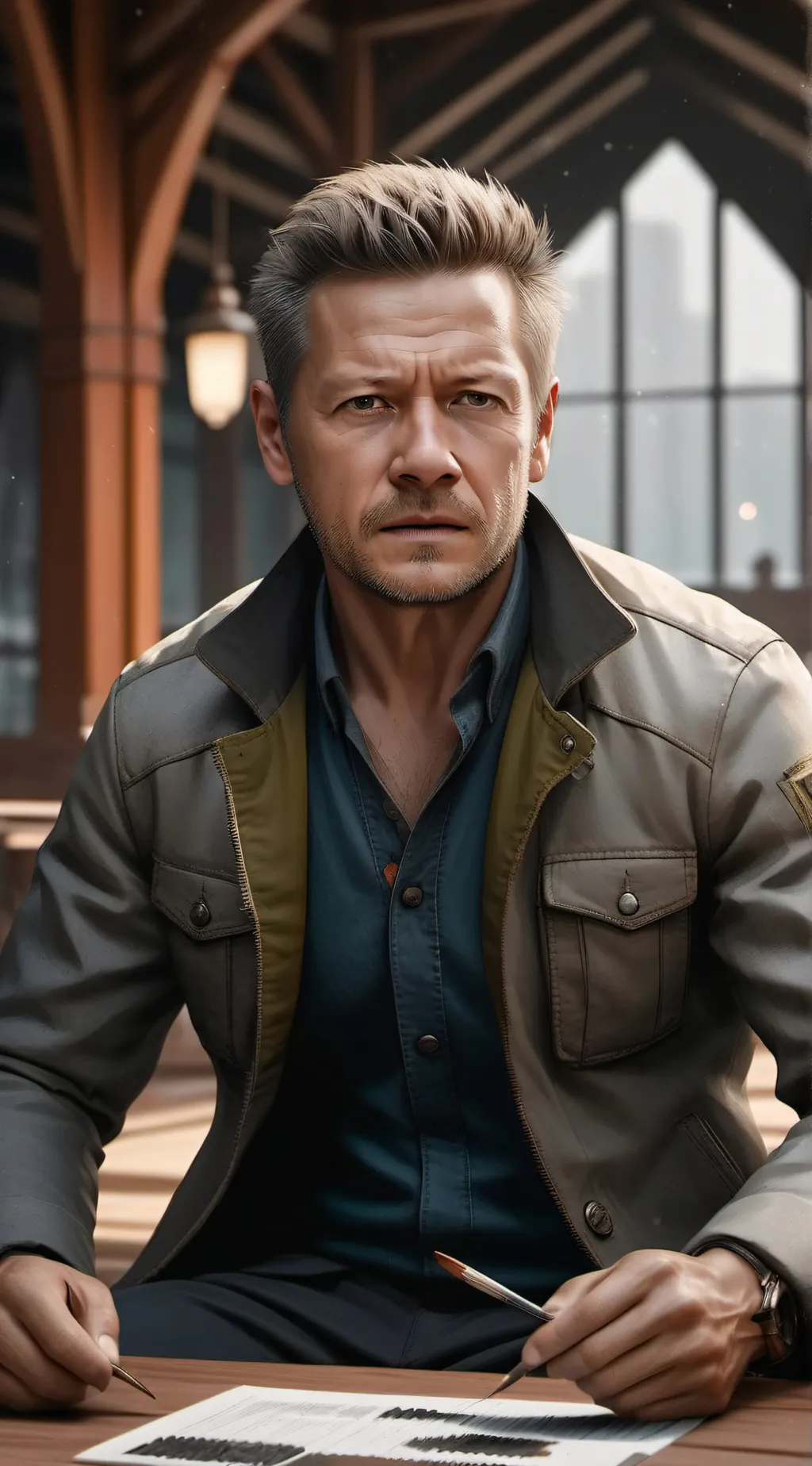 ai character: Clint Barton background