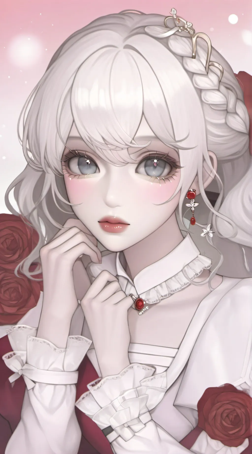 ai character: Mha prom background