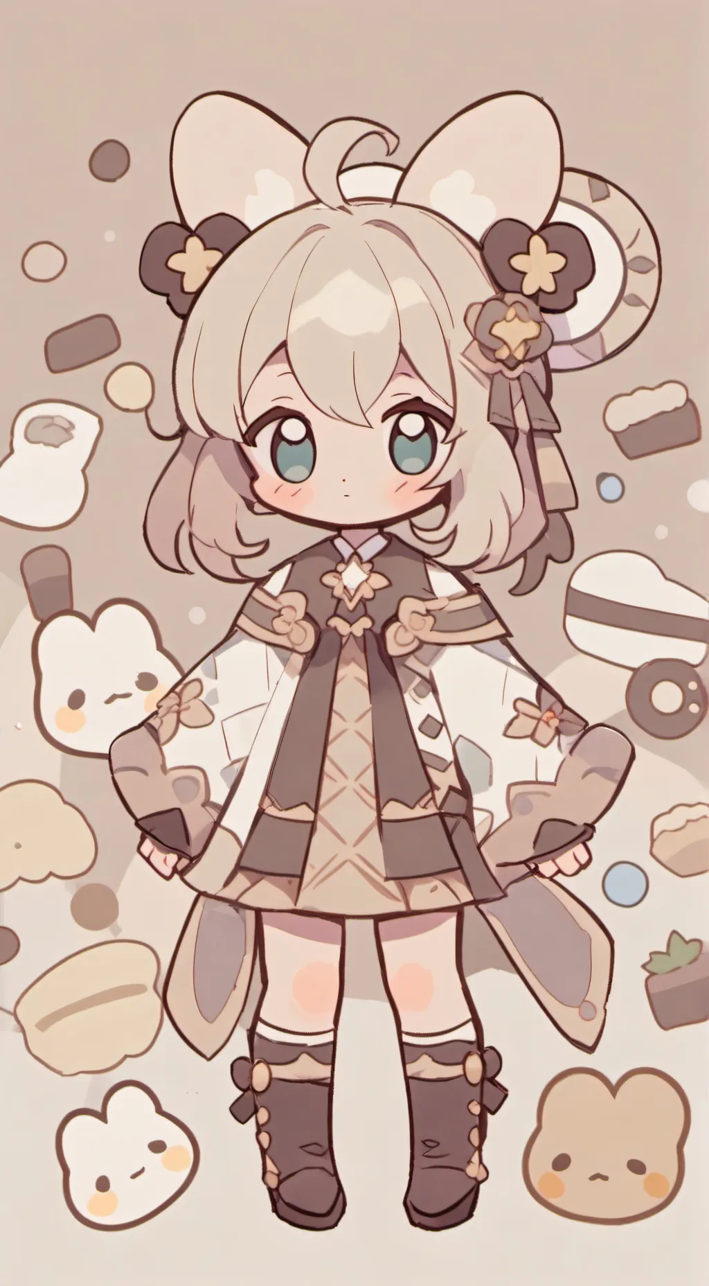 ai character: Choco background