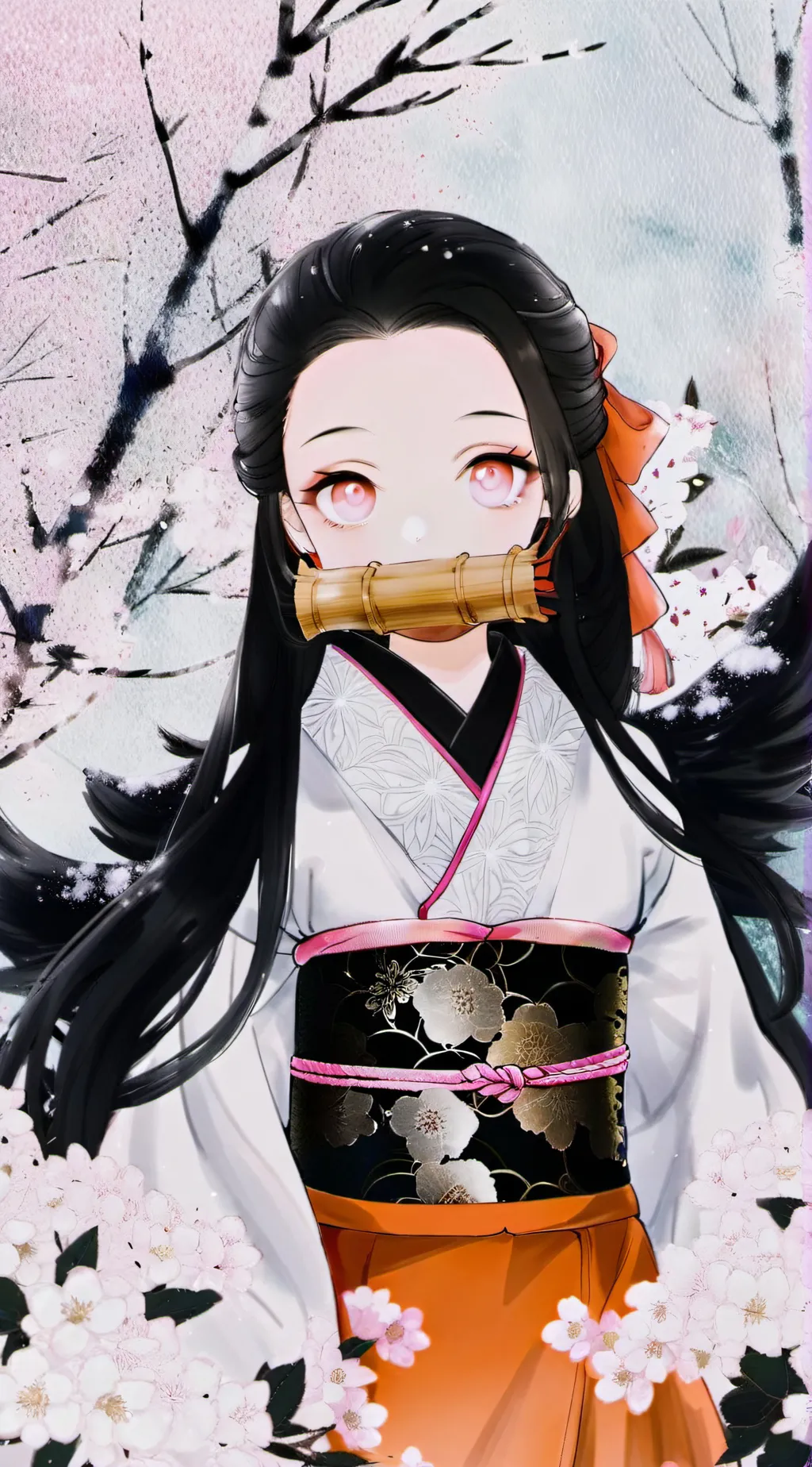ai character: 🌸~Nezuko~💮 background
