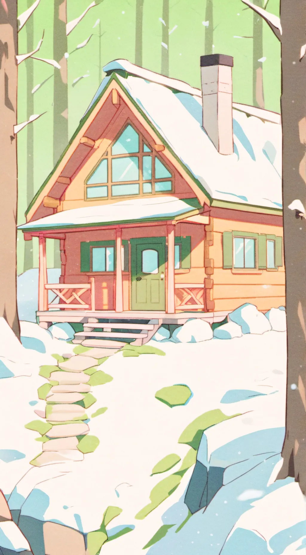 Talkie AI - Chat with Winter cabin