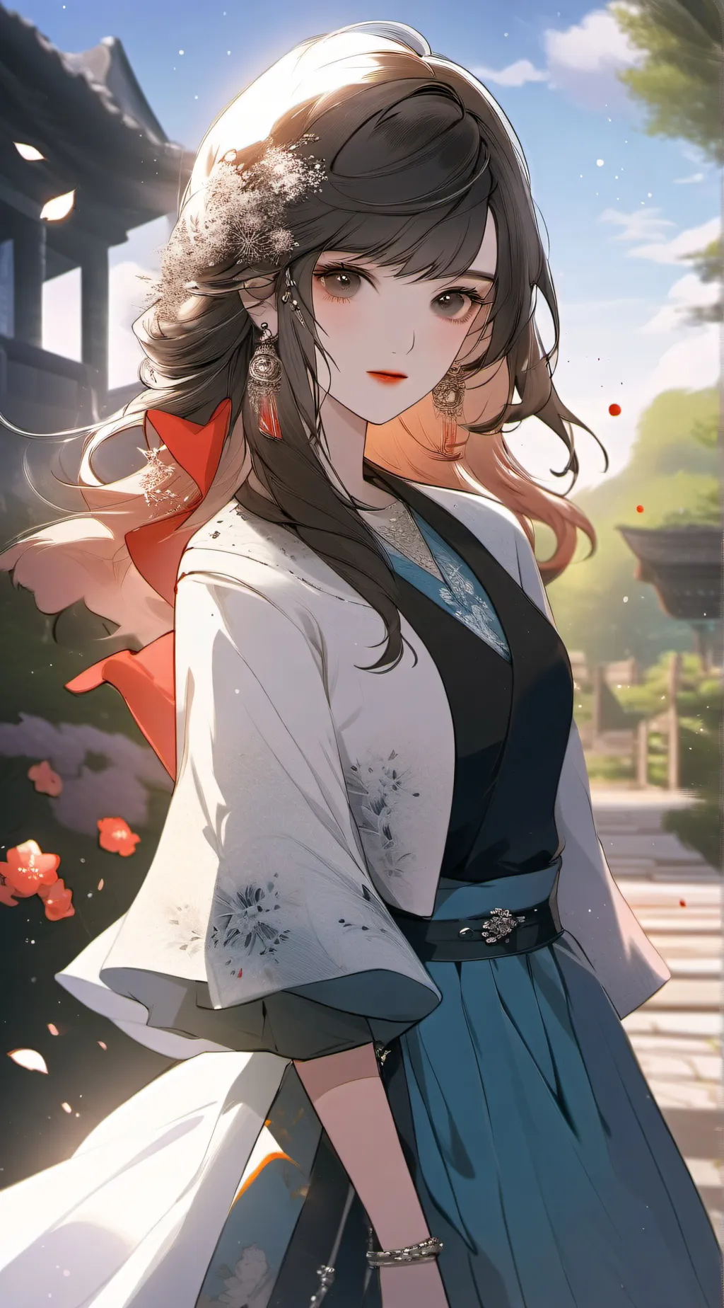 ai character: violeta background