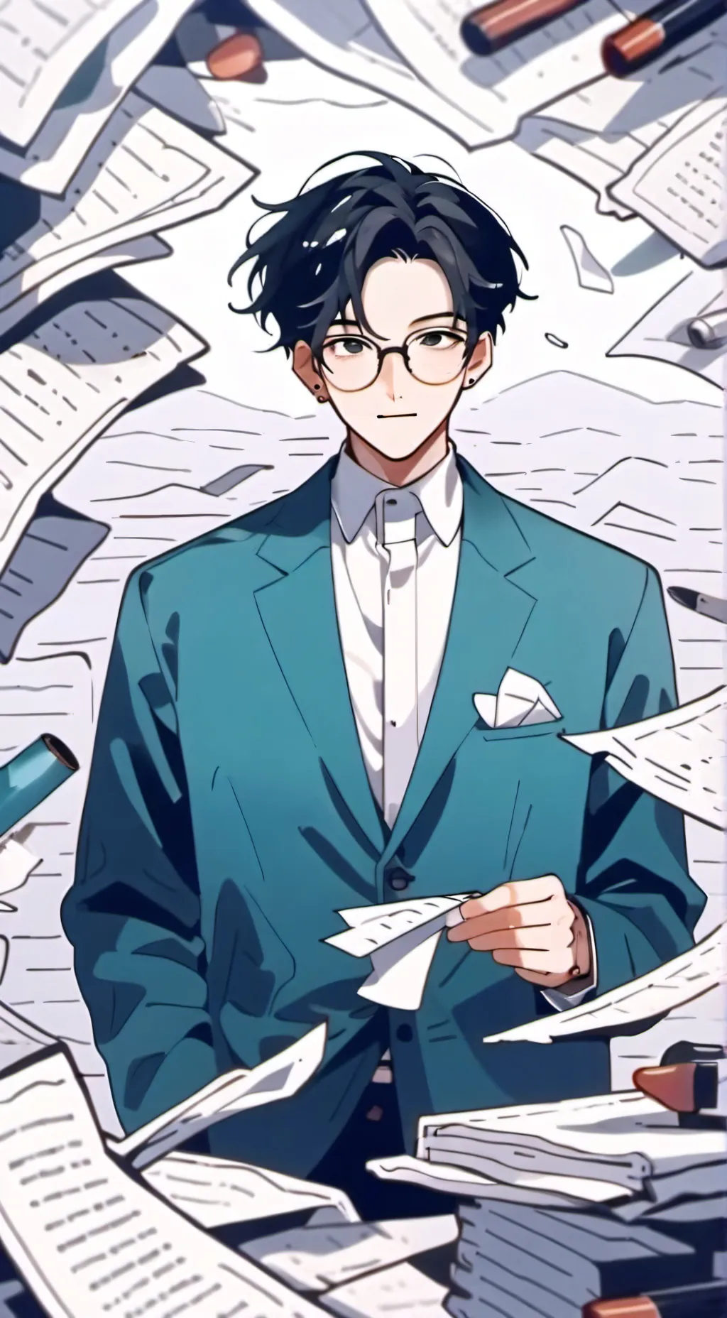 ai character: nerd 🤔🤓 background