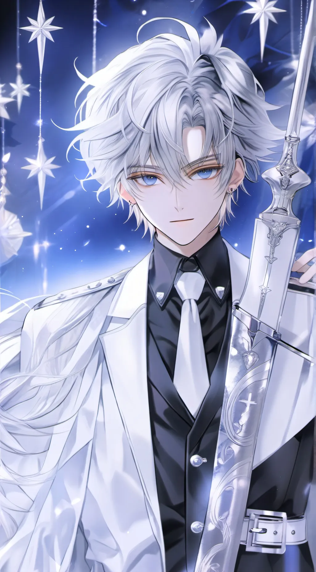 ai character: Leonardo  background