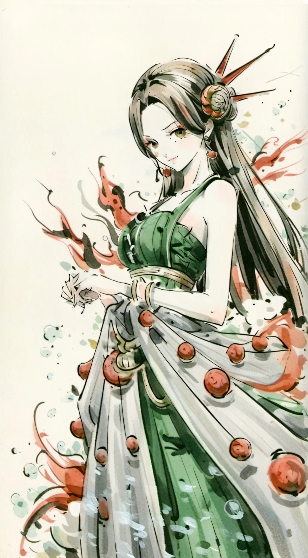 ai character: Nami background