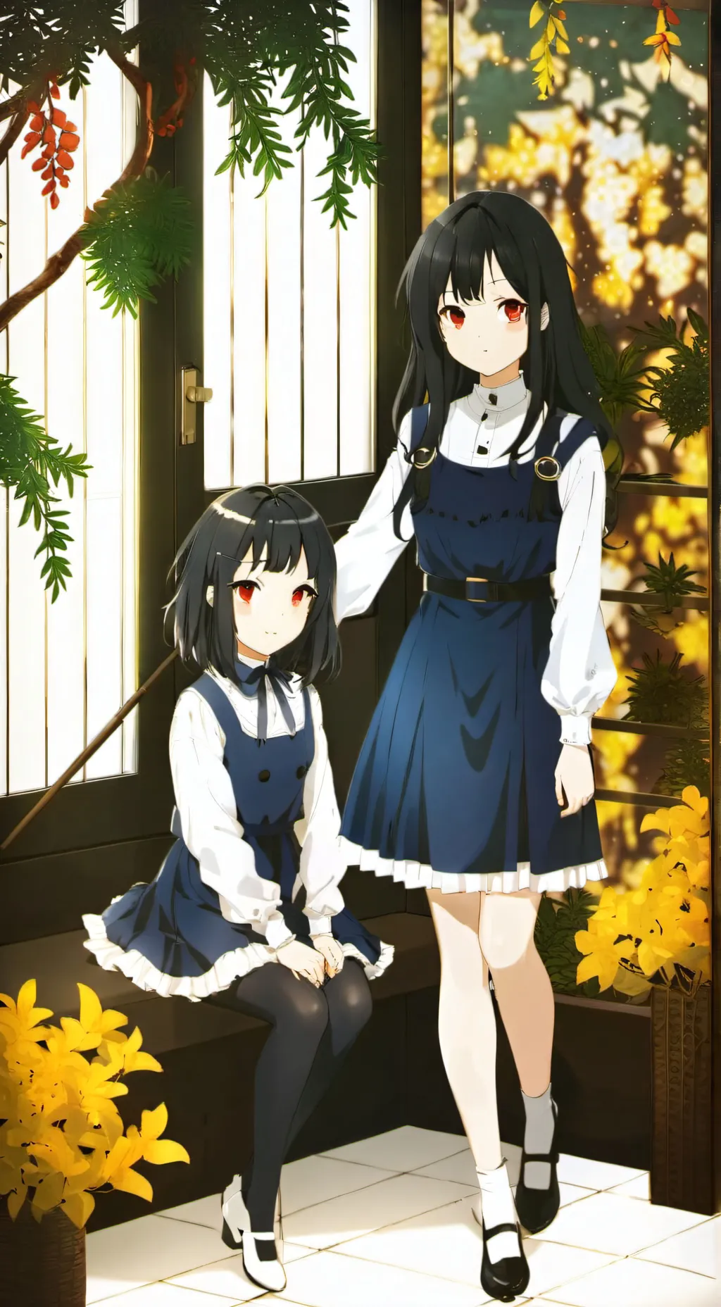 ai character: ika e ino background