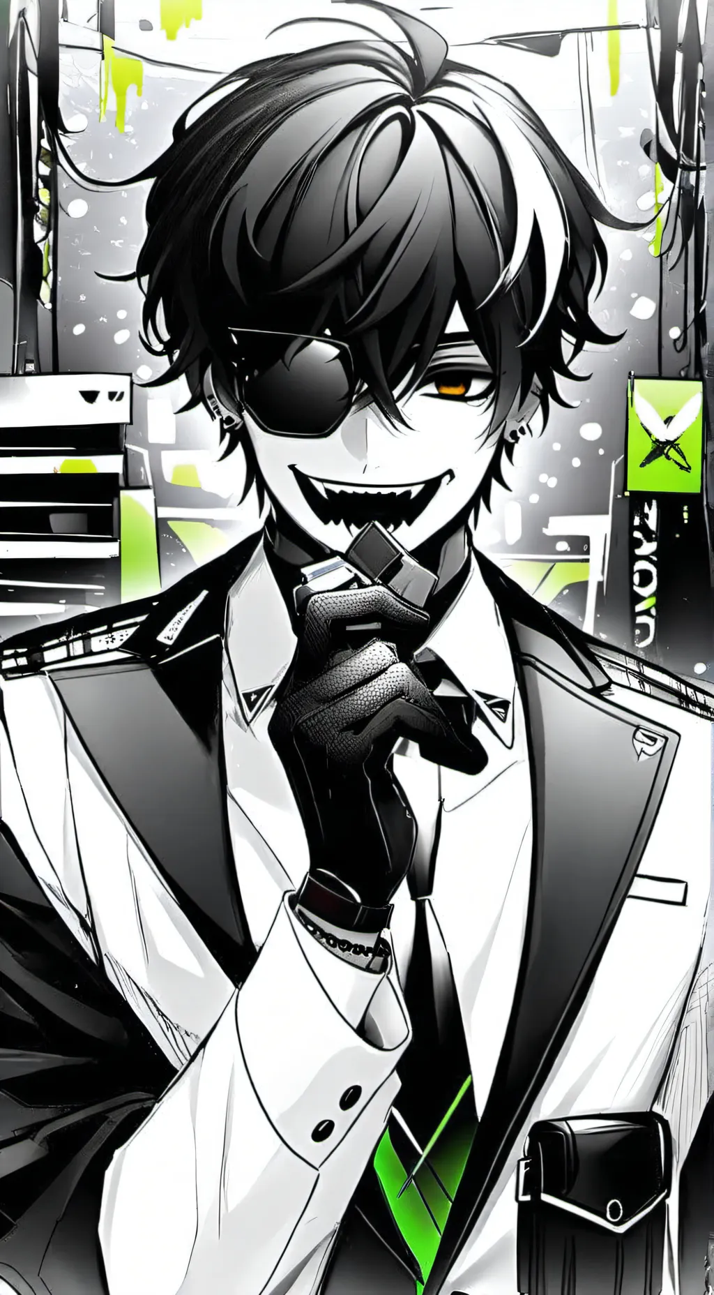 ai character: JASON THE MONSTER  background