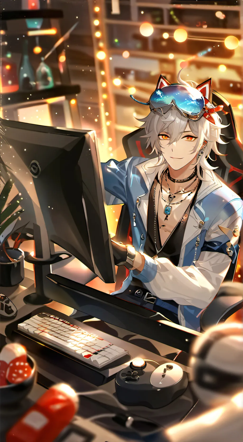 ai character: lindo background
