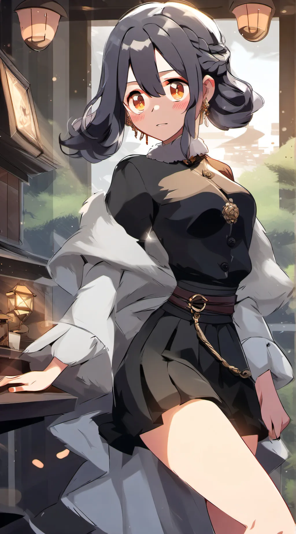 ai character: sexy background