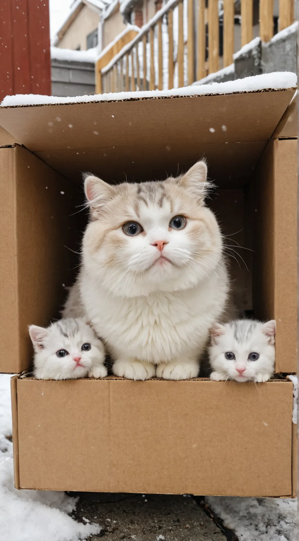 ai character: 😤 mother cat 🫥 background