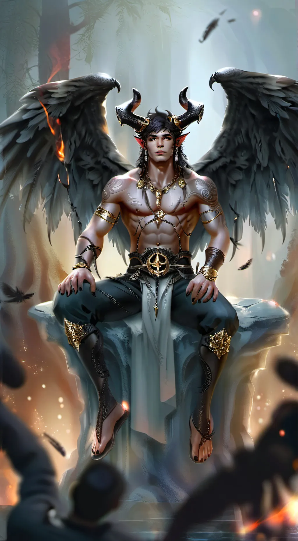ai character: Azazel background