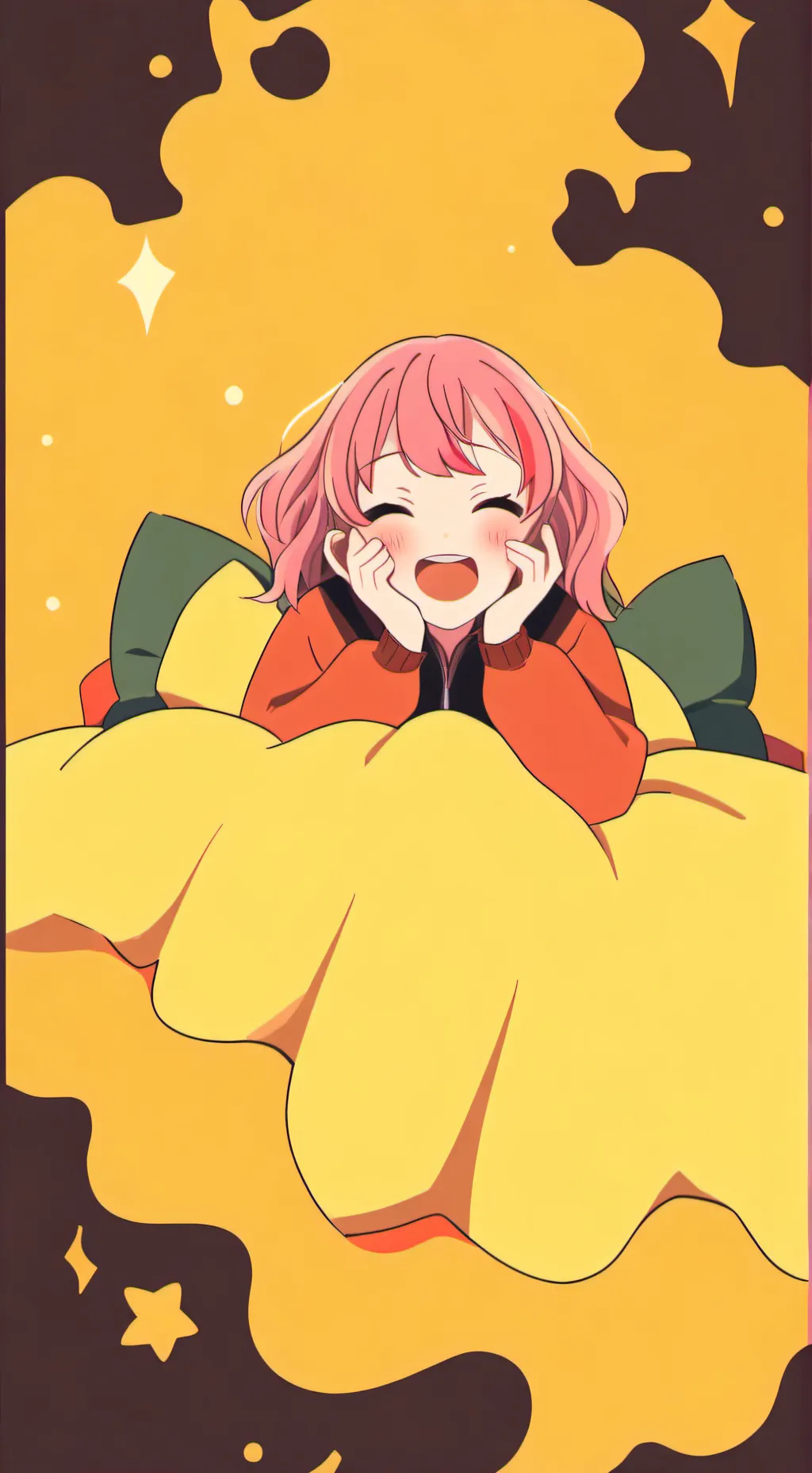 ai character: Hashira sleepover background