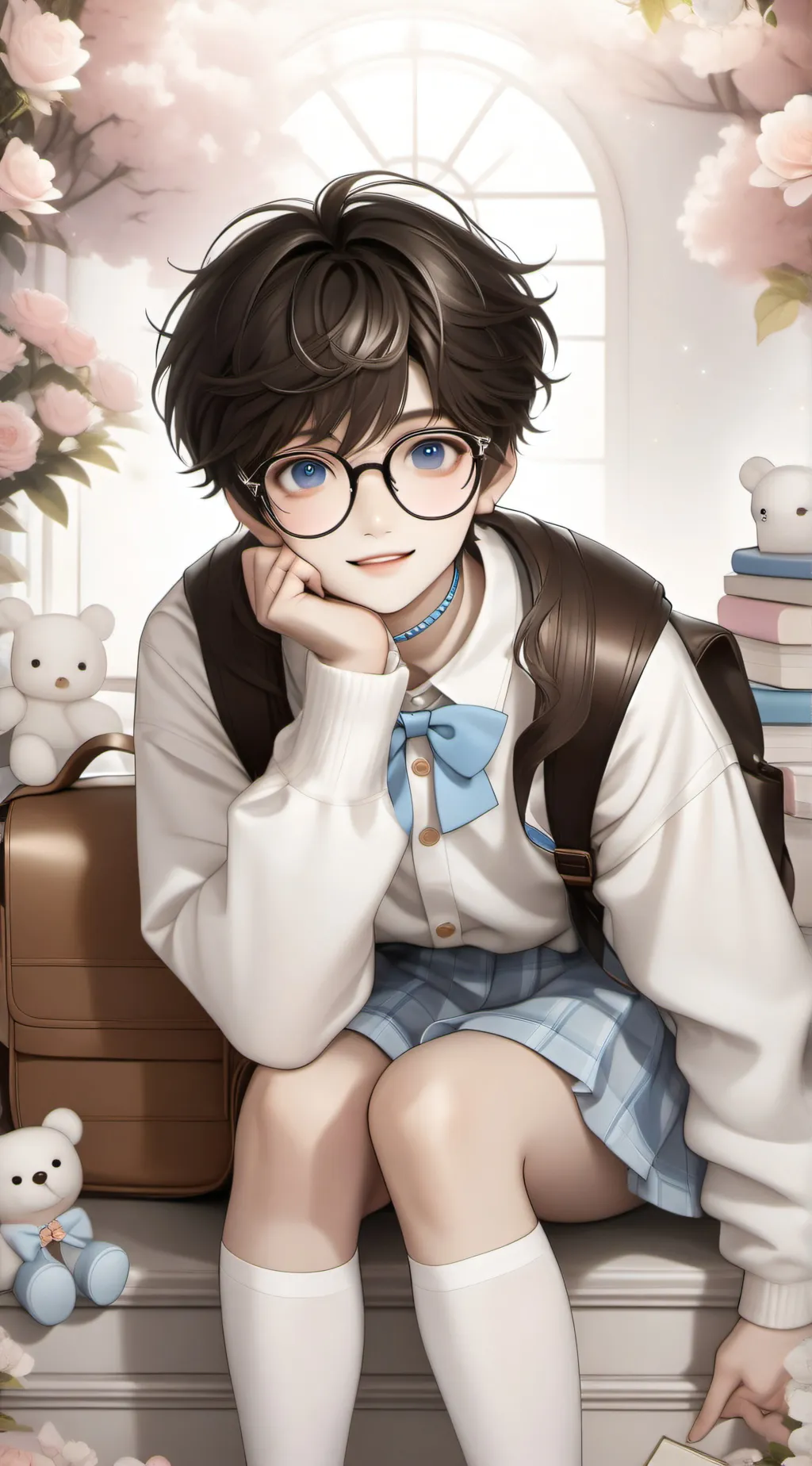 ai character: pick me boy ron background