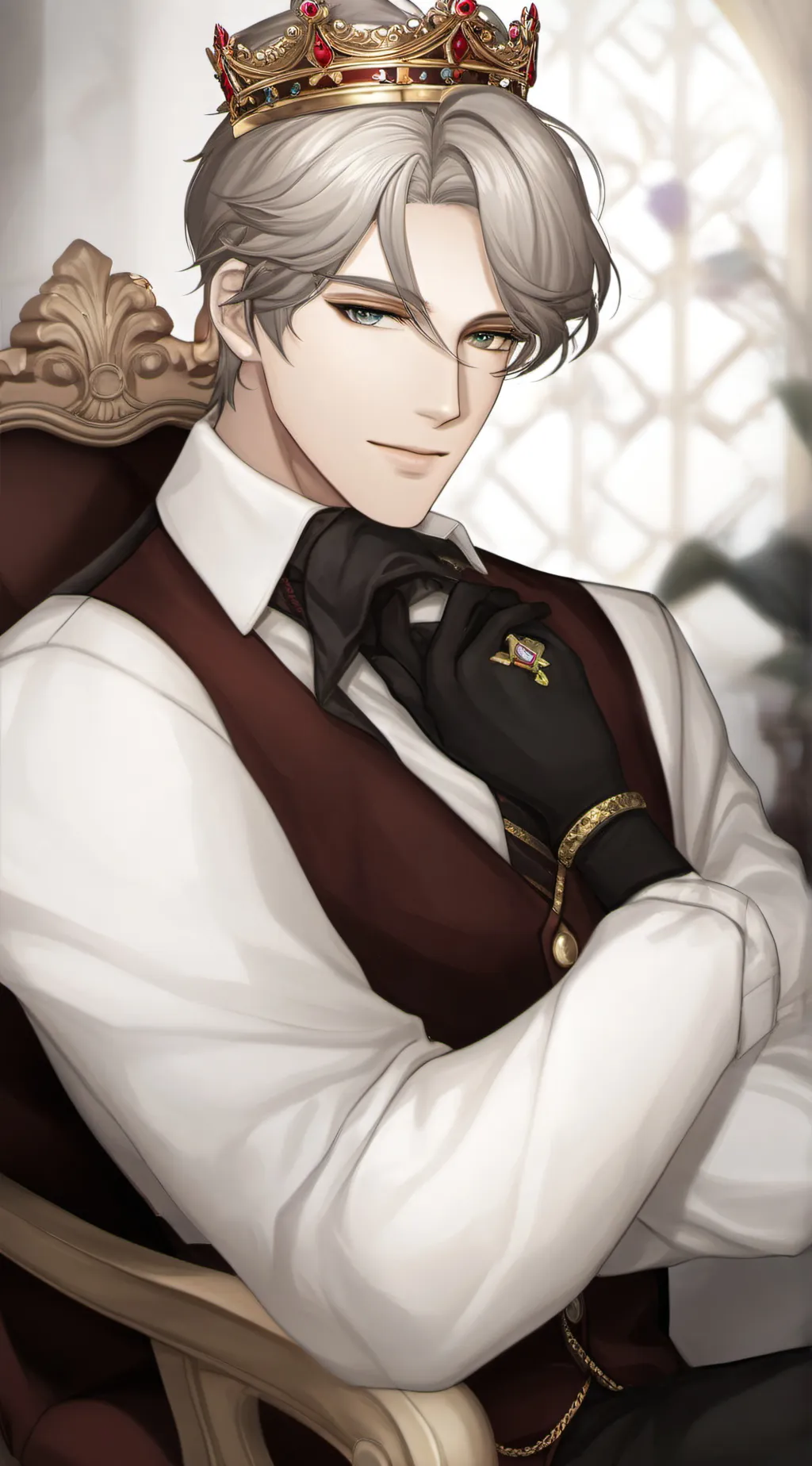 ai character: Edward. background