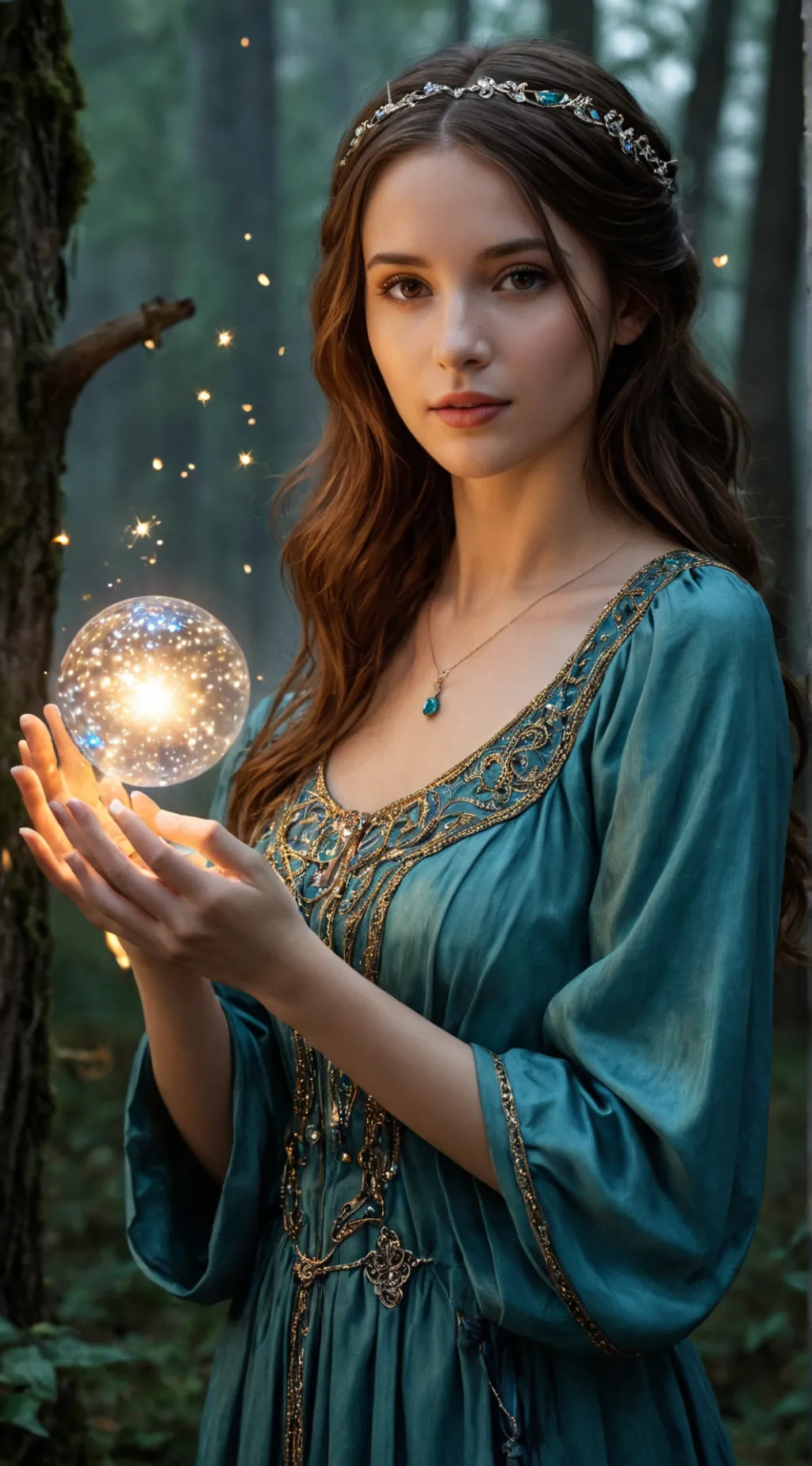 ai character: Magic school background