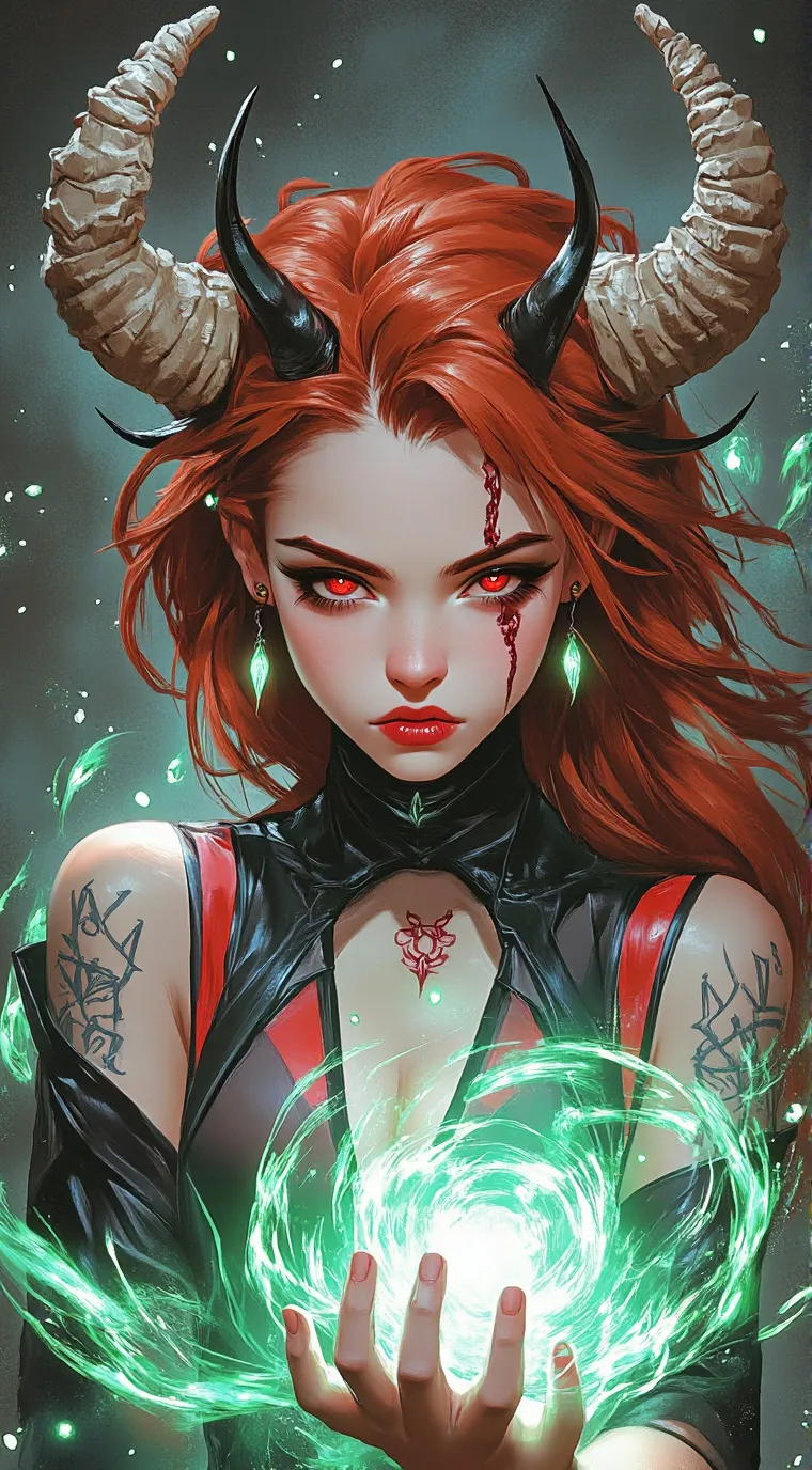 ai character: ribbon reyna background