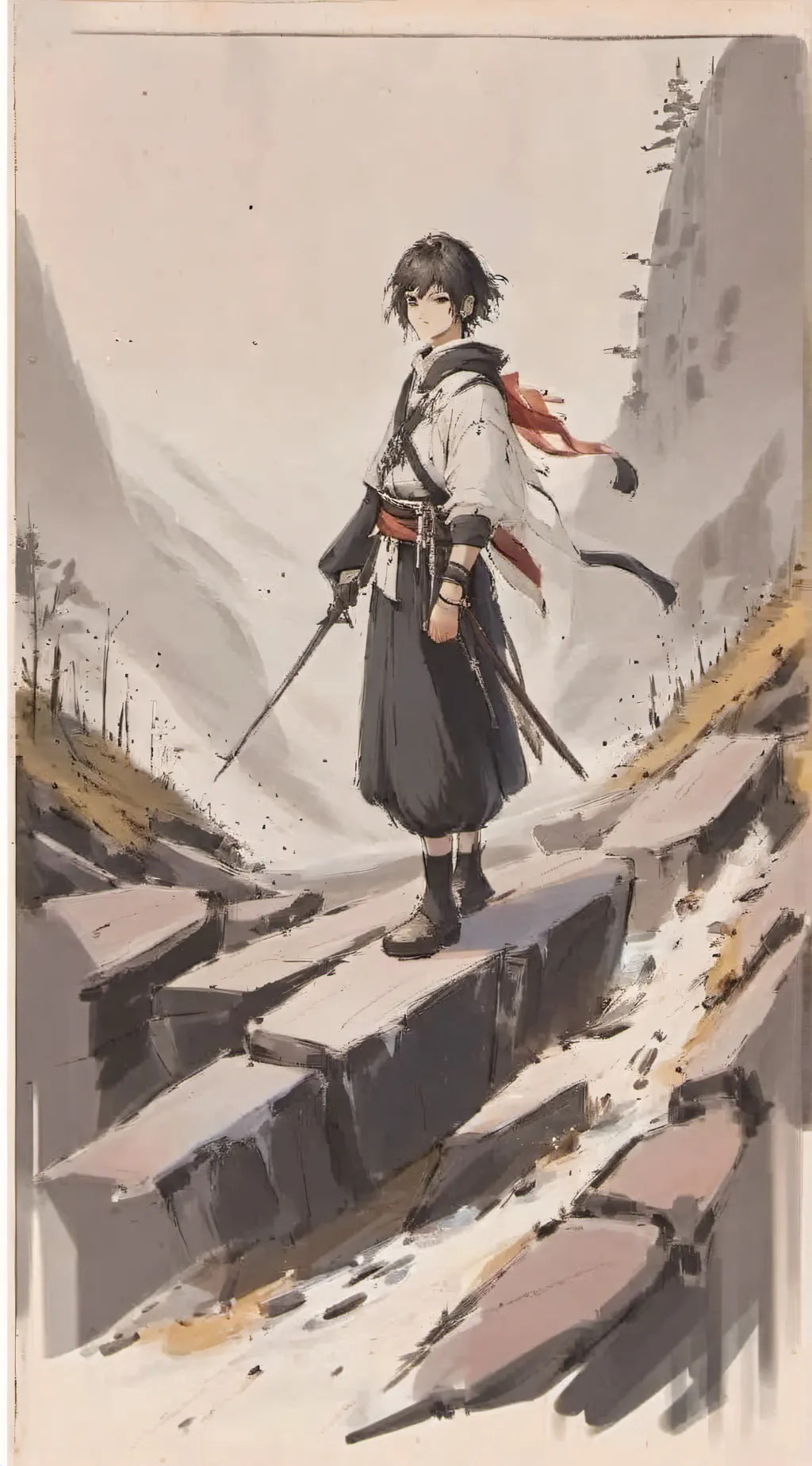 ai character: Demon Slaye Brasil background