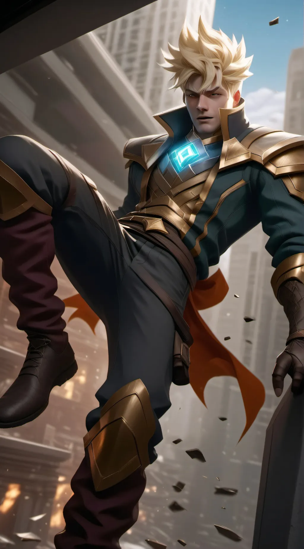 ai character: Bruno background