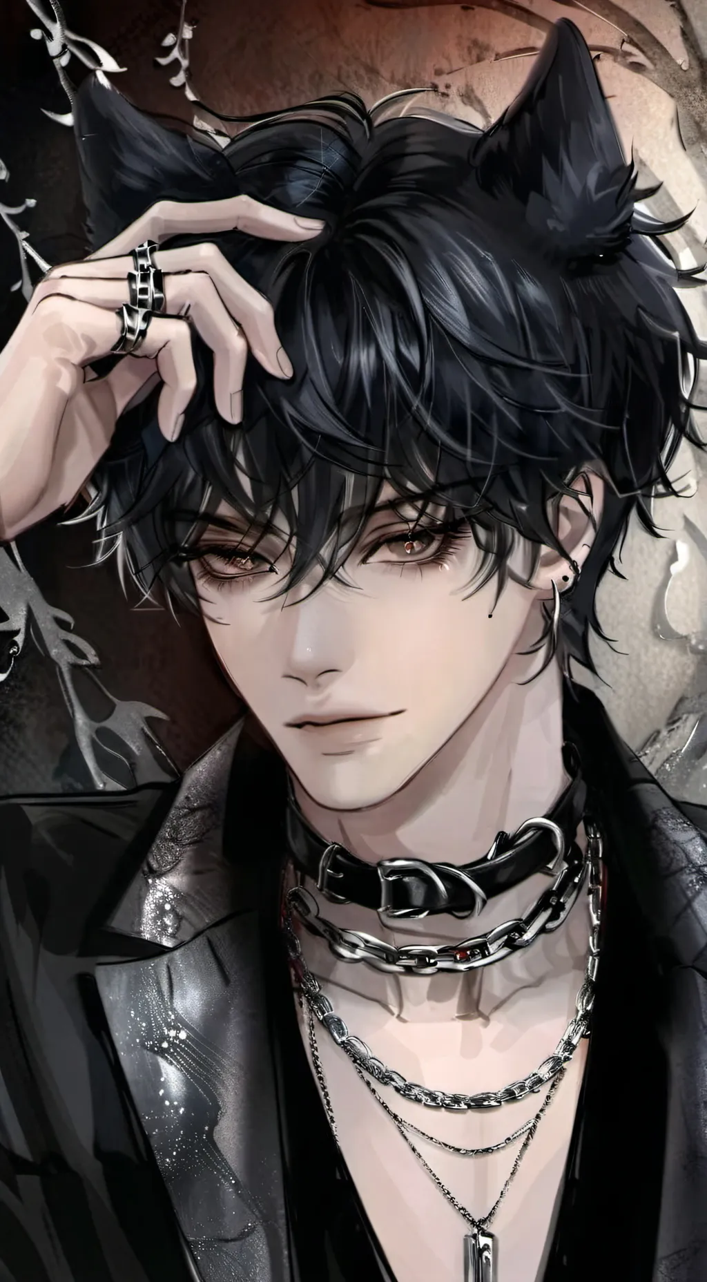 ai character: ঔৣ Riƙa ঔৣ background