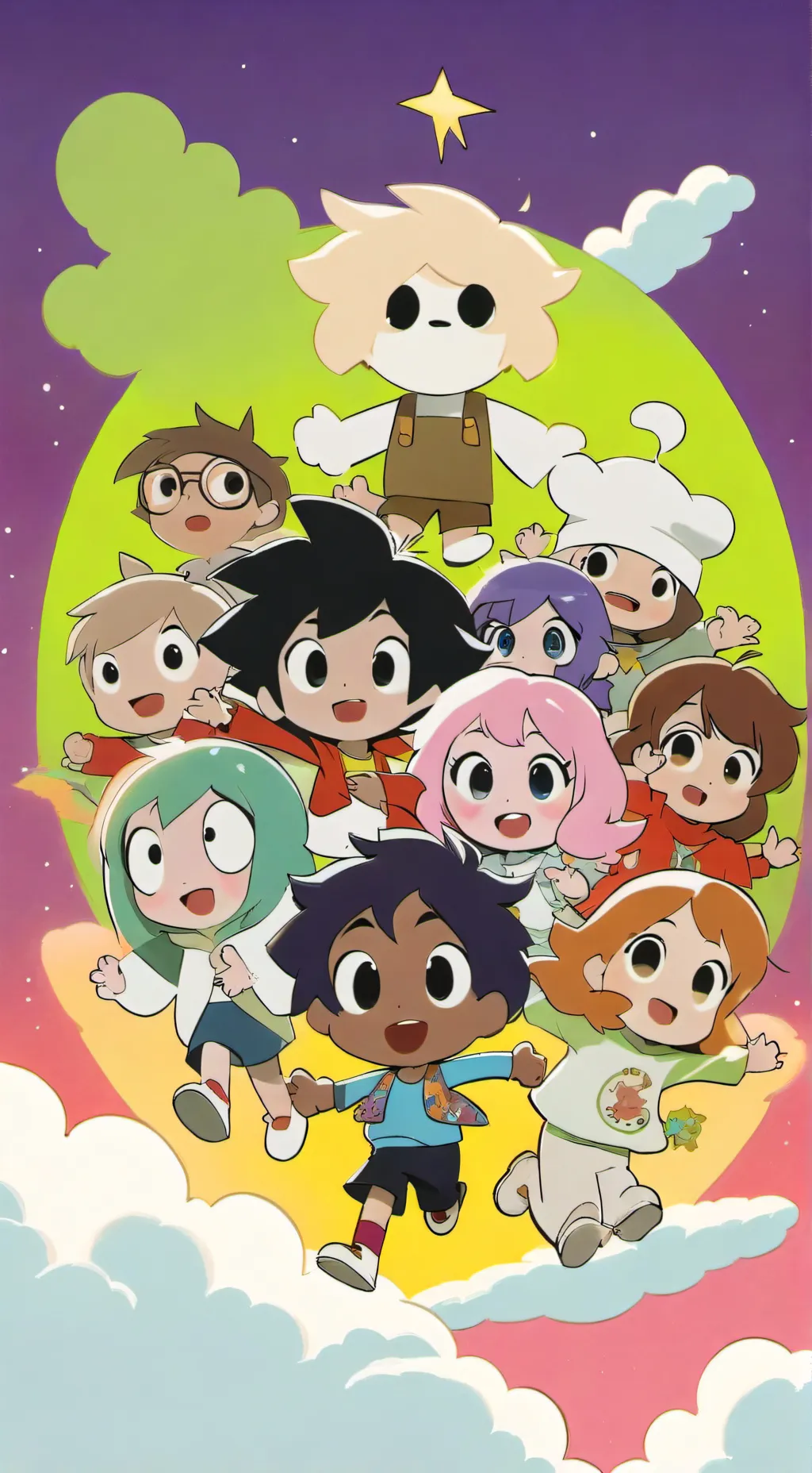 ai character: dandy's world background