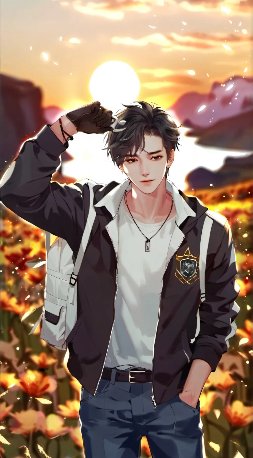 ai character: Vin background