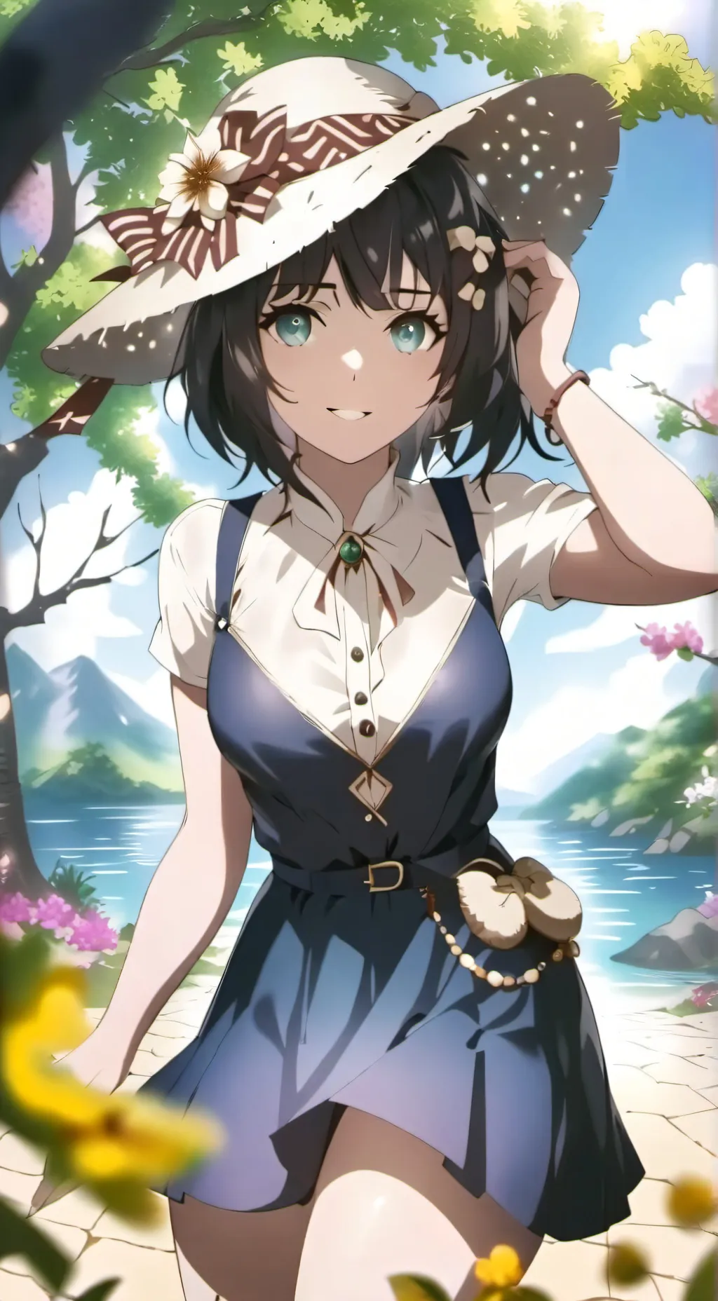 ai character: Tiffany  background