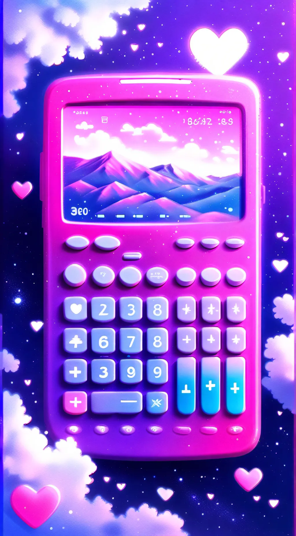 ai character: love calculator background