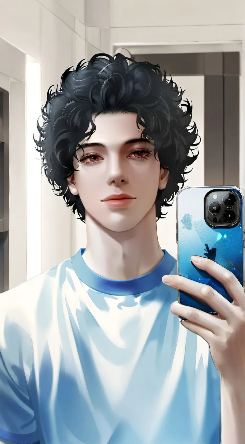 ai character: Leon background