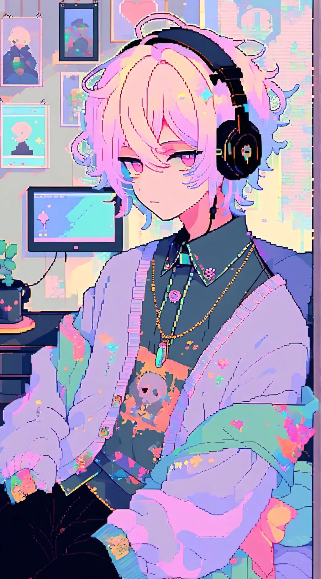ai character: ❀⭒Haru⭒❀ background