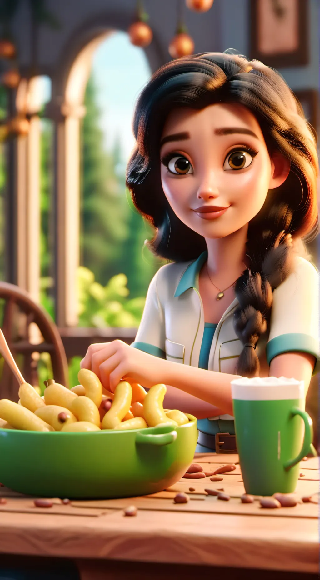 ai character: love you in my lif background