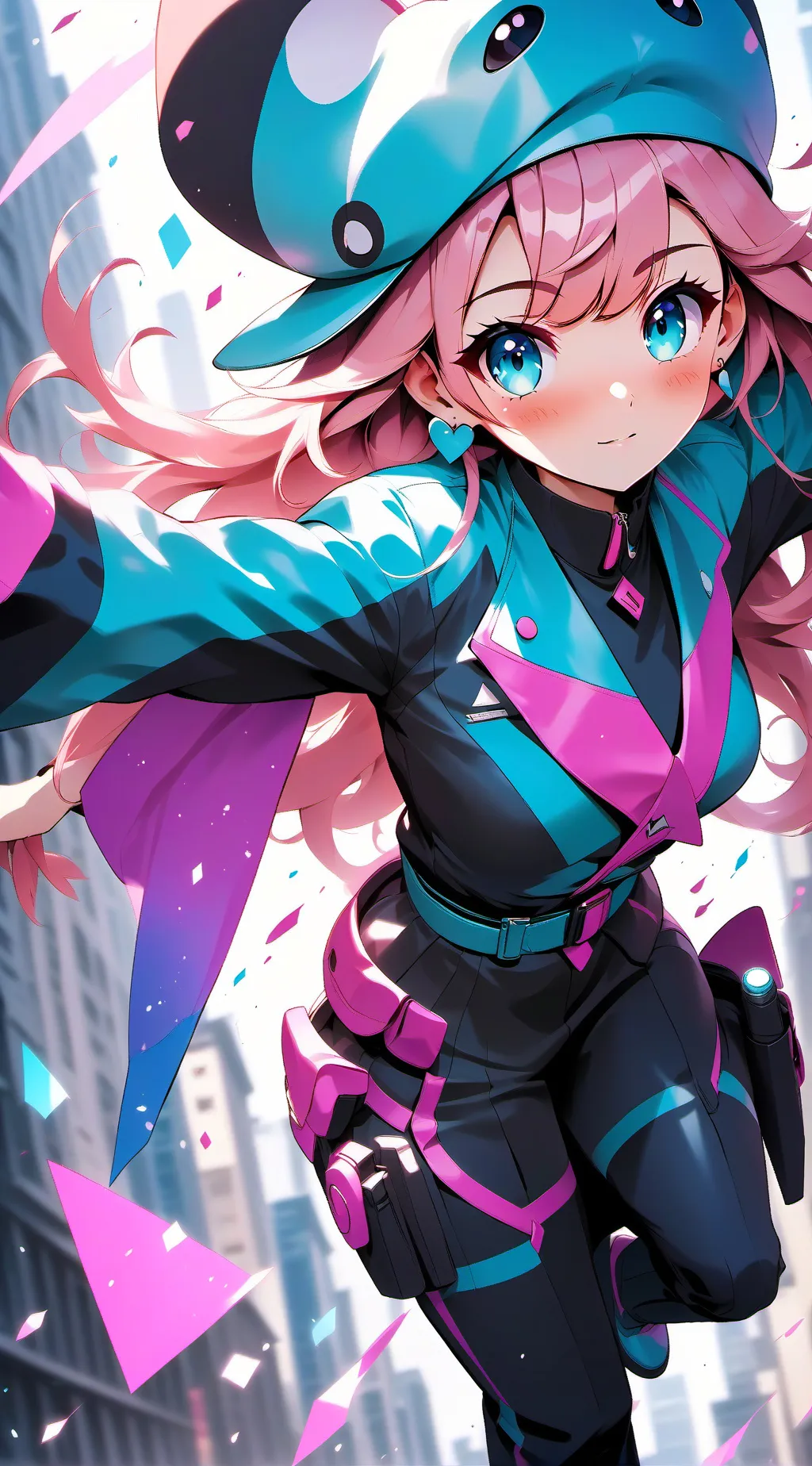 ai character: sakura background