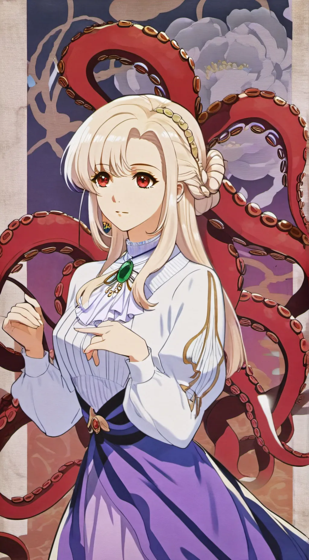 ai character: LunaMaria background