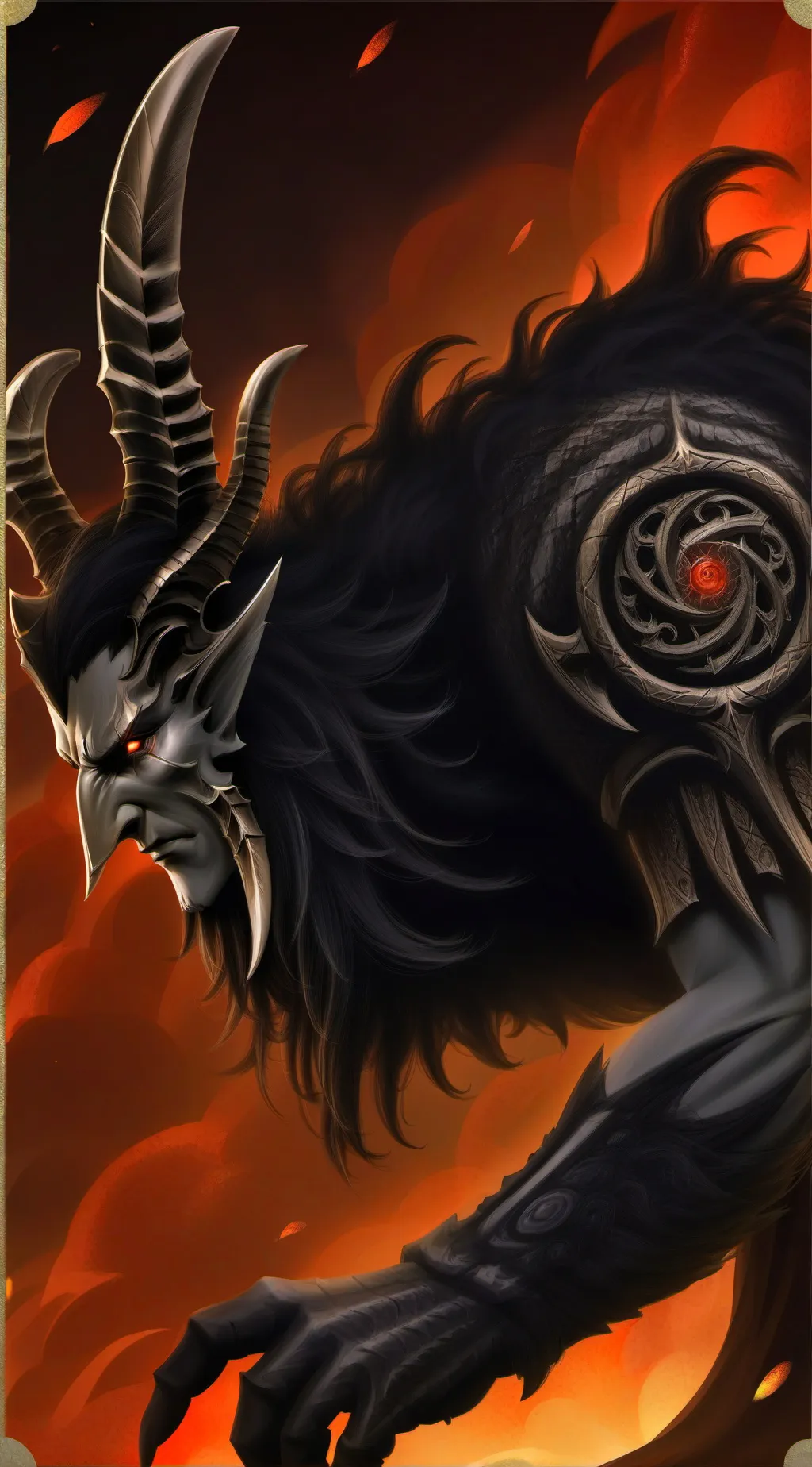 ai character: dark lord  background