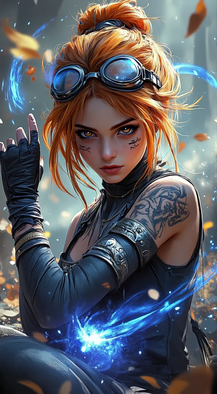 ai character: Sasha Hex  background