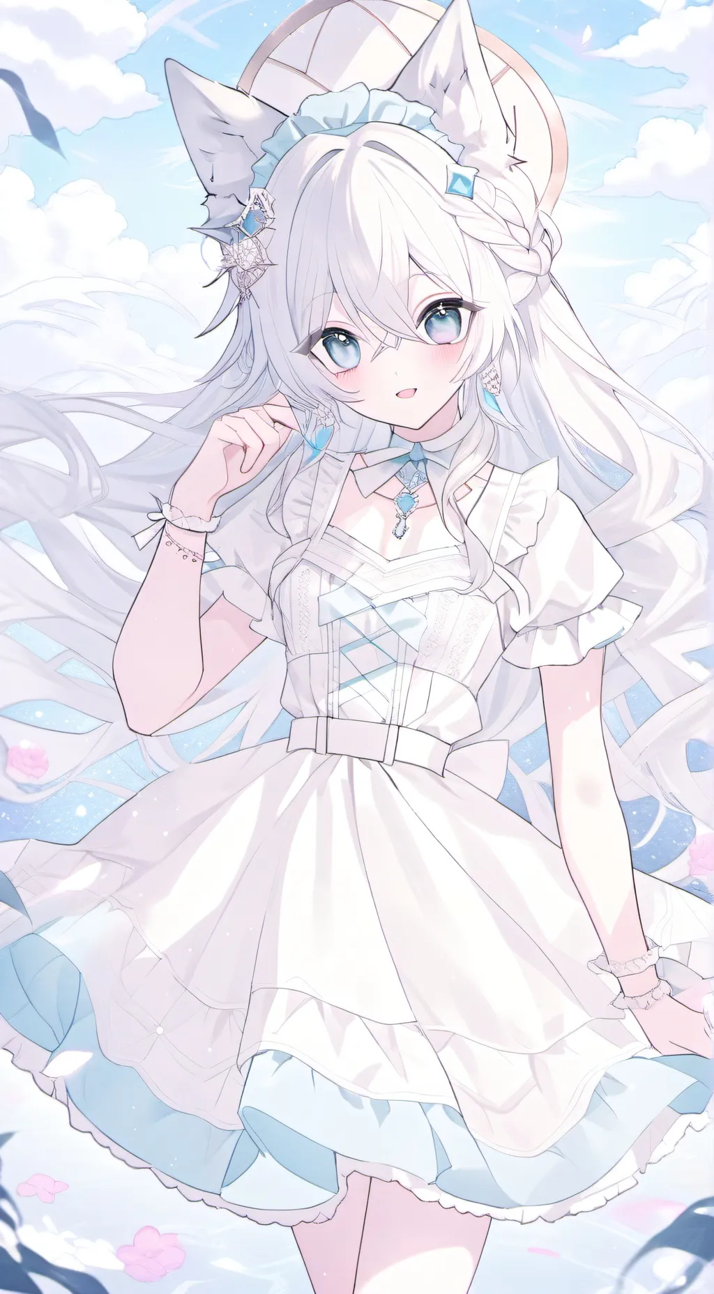 ai character: Lunar background