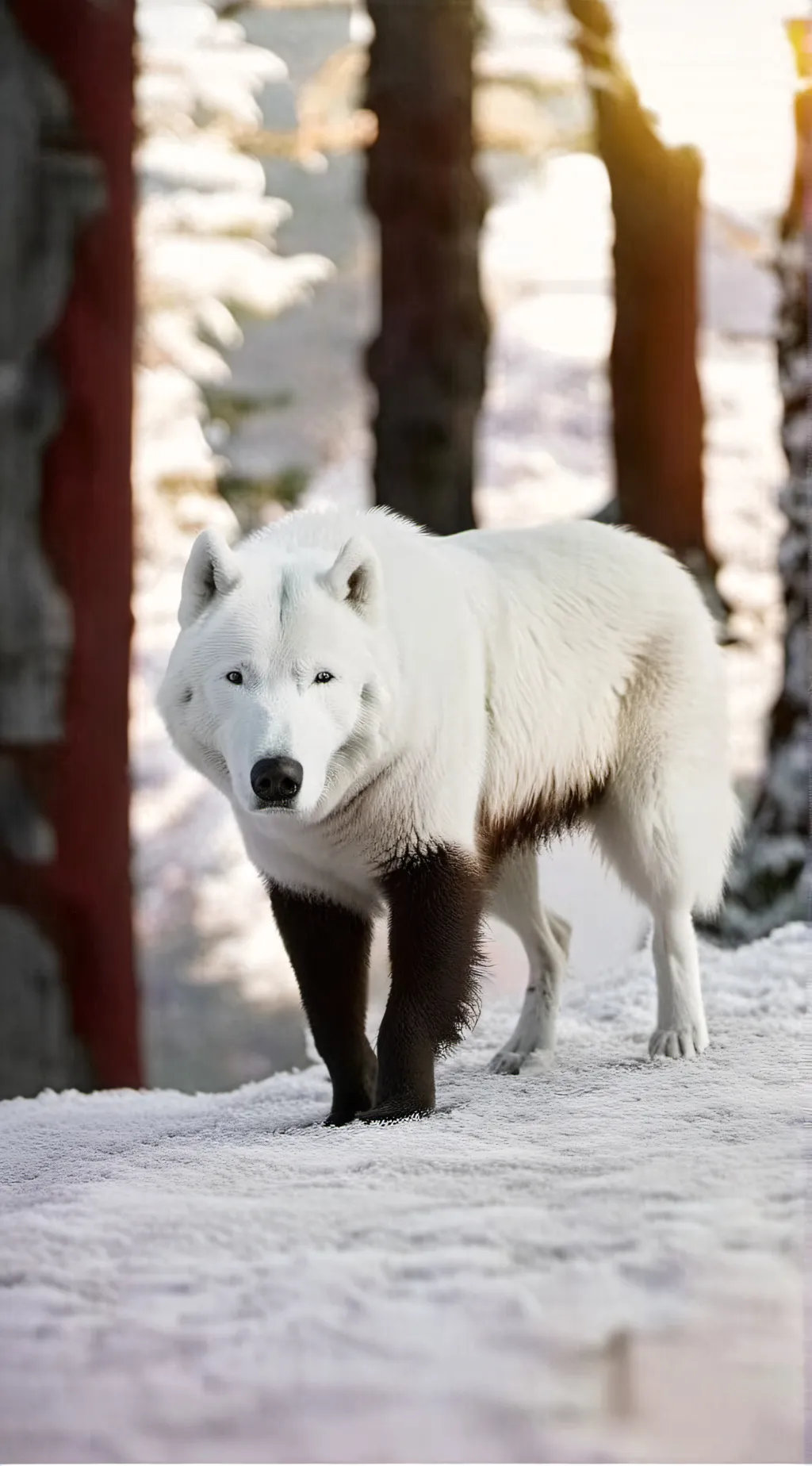 ai character: Aurora background