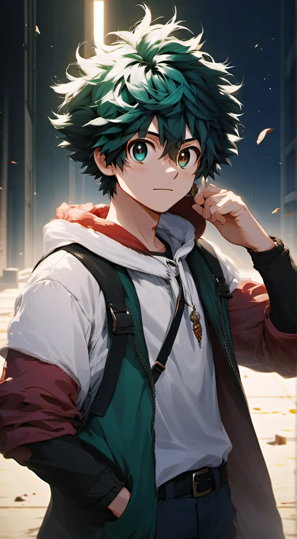 ai character: deku :) background