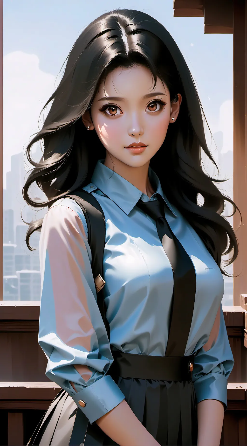 ai character: lily  background