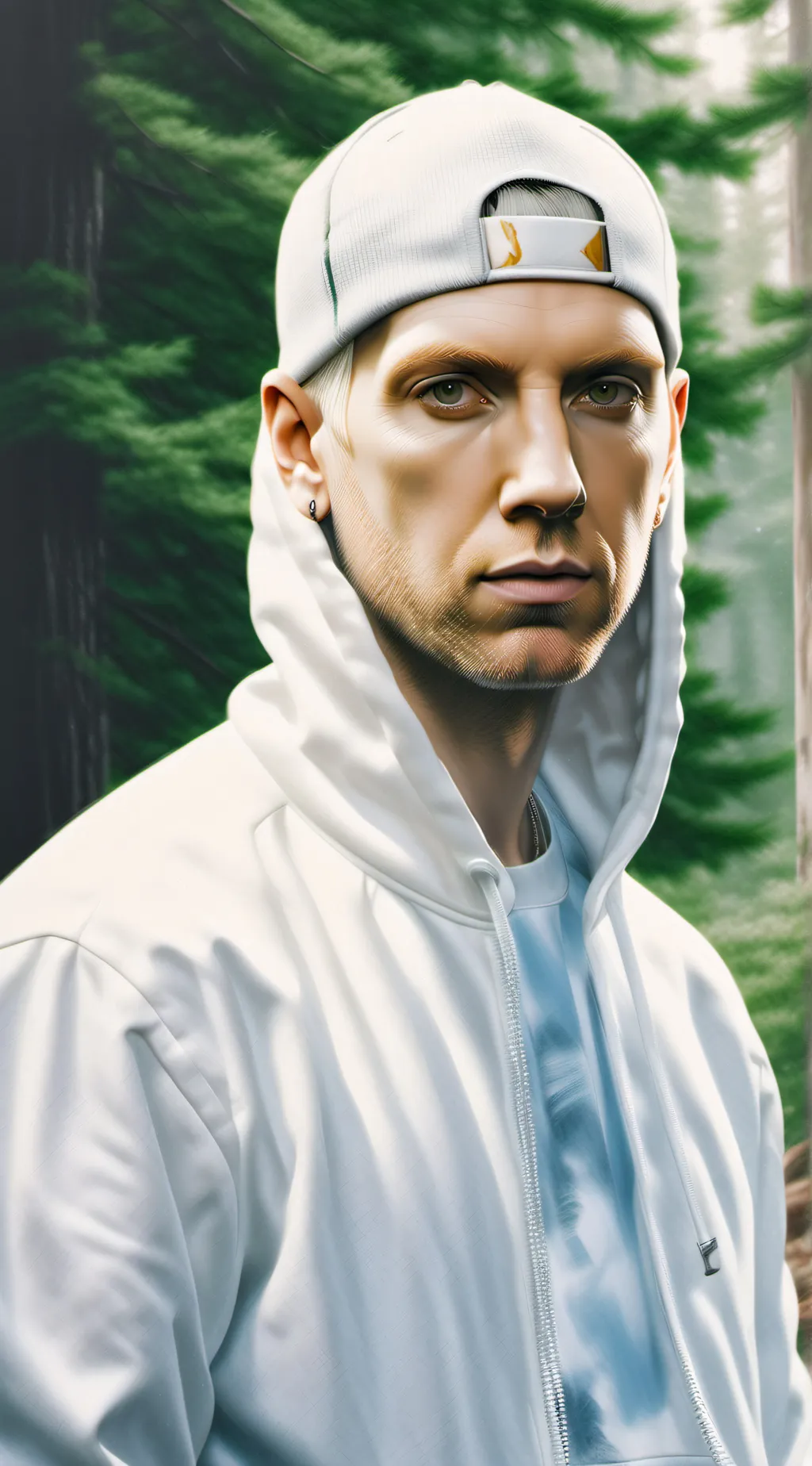 ai character: Eminem  background