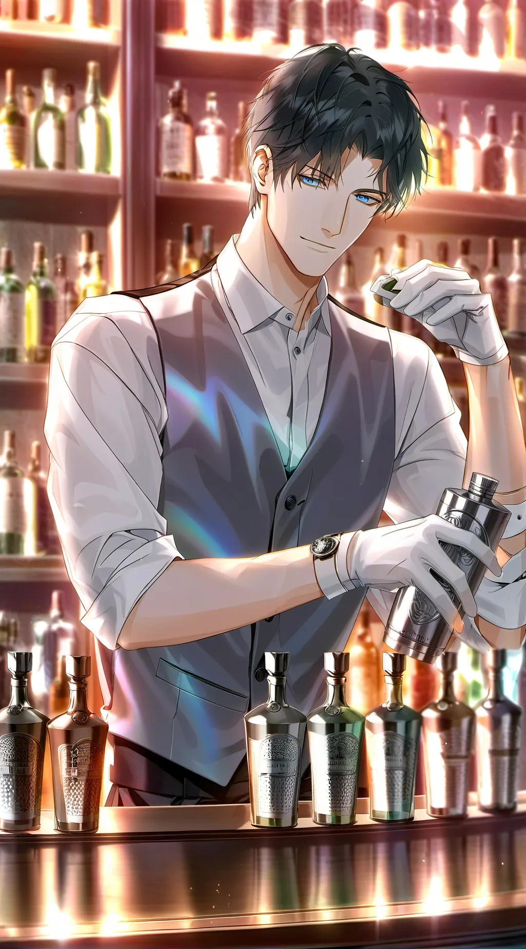 ai character: Ashton  background