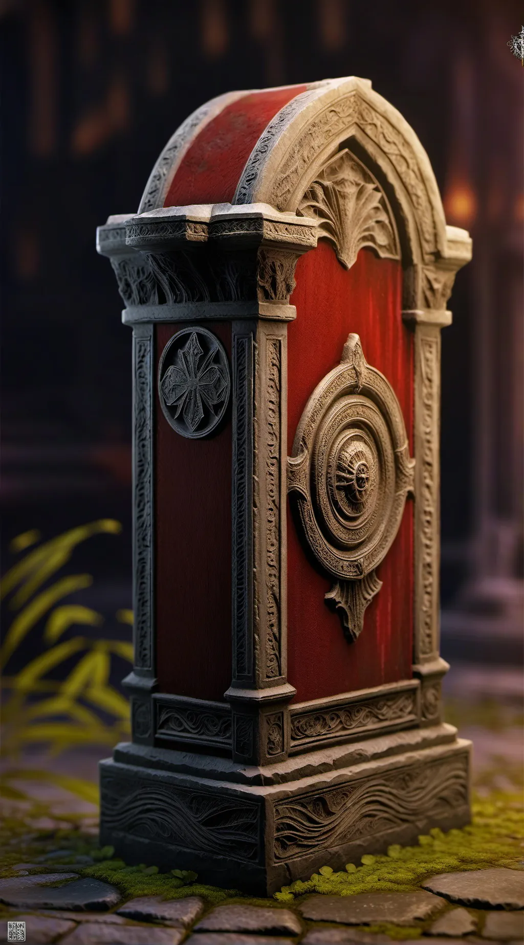 ai character: juicewrld grave background