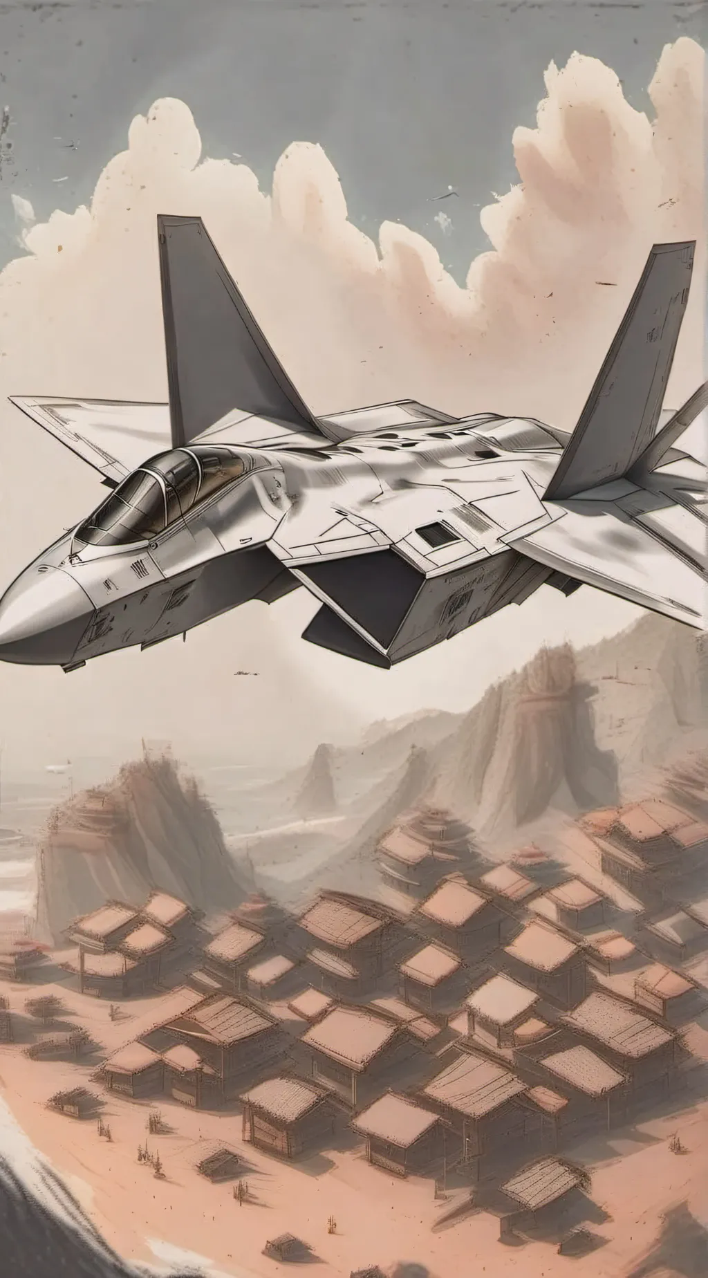 ai character: F-22 background