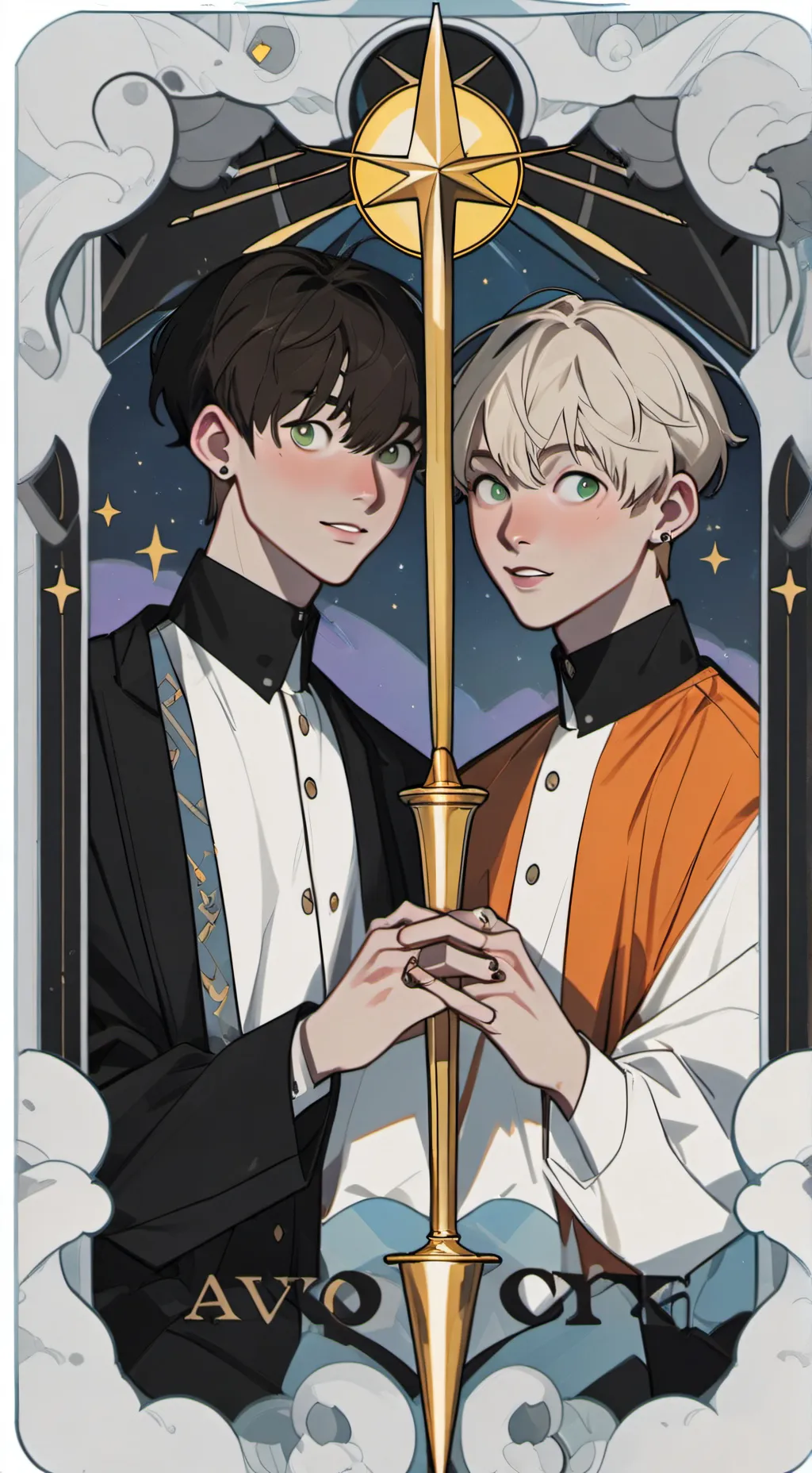 ai character: sam and colby  background