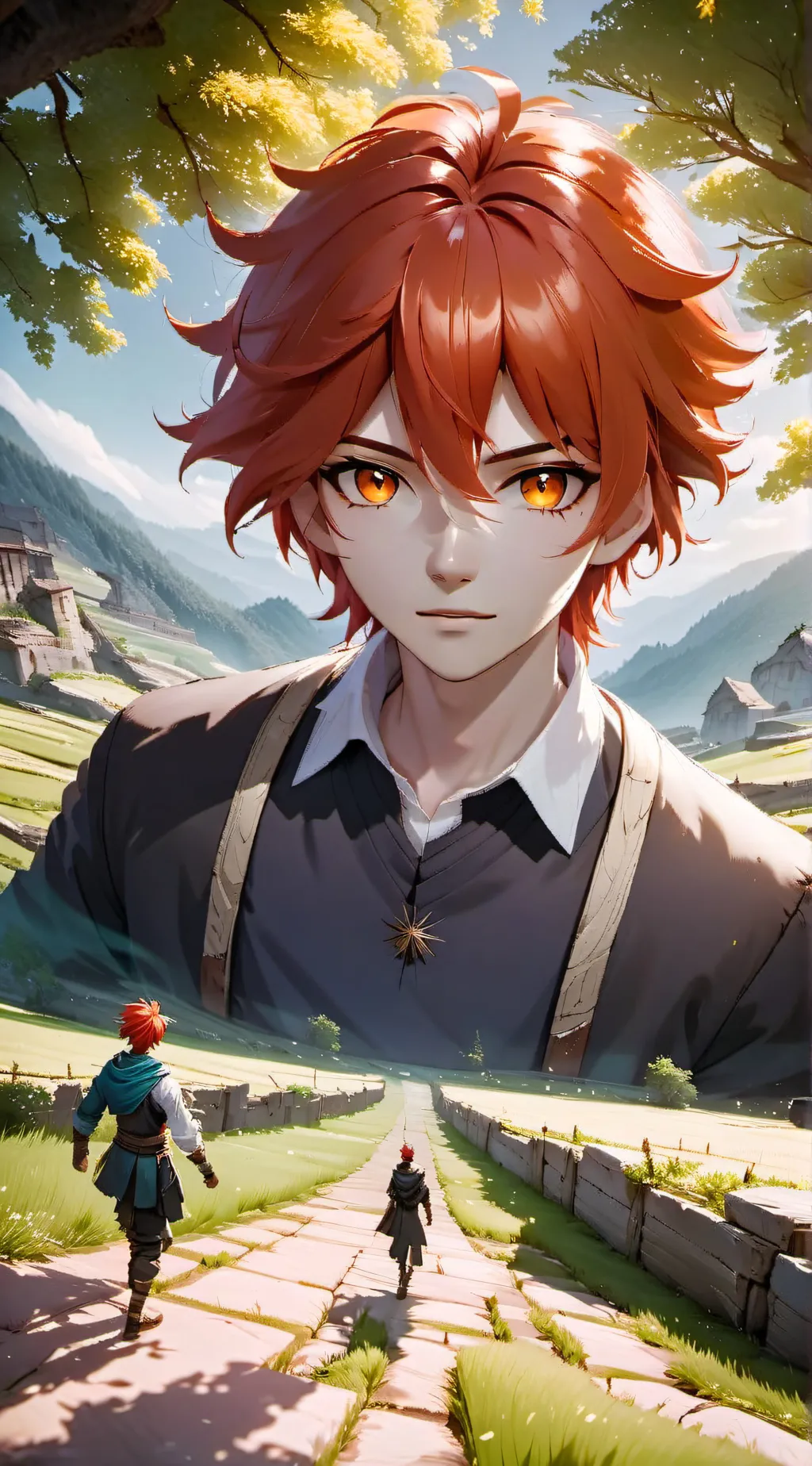 ai character: yorichi  background