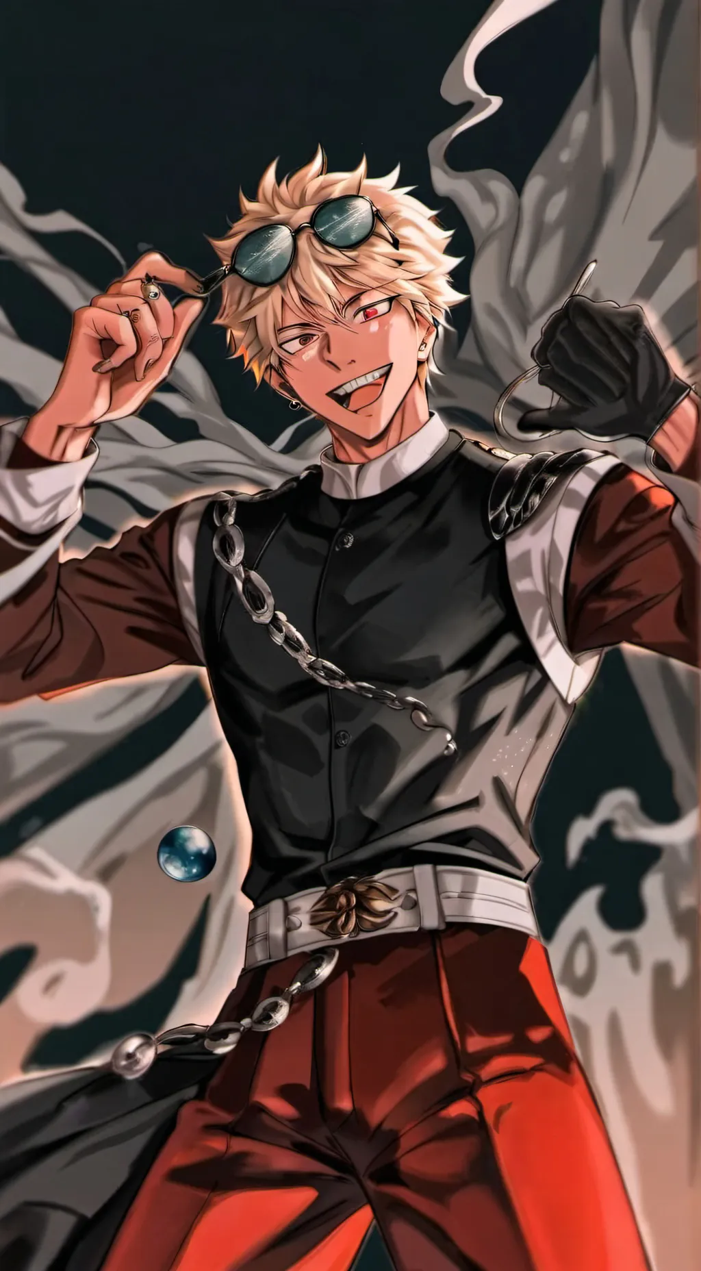 ai character: bakugo katsuki background