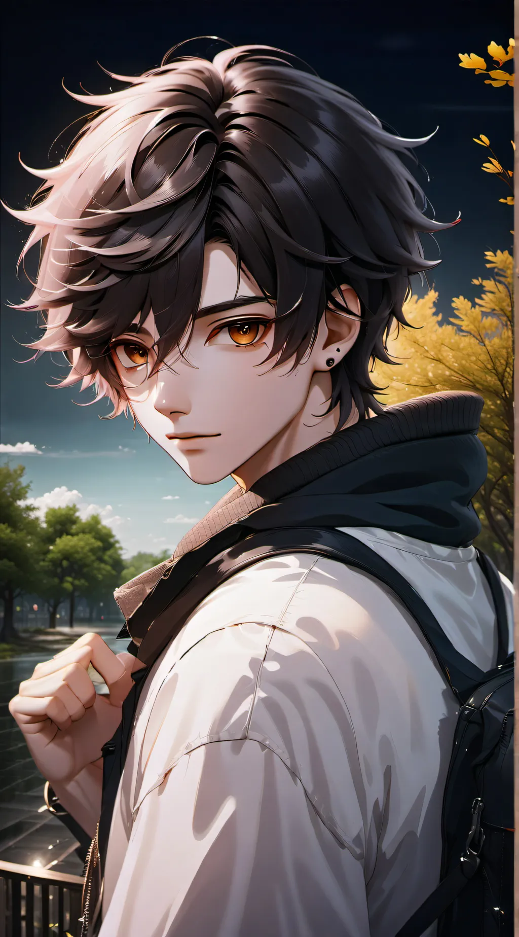 ai character: eyad  background