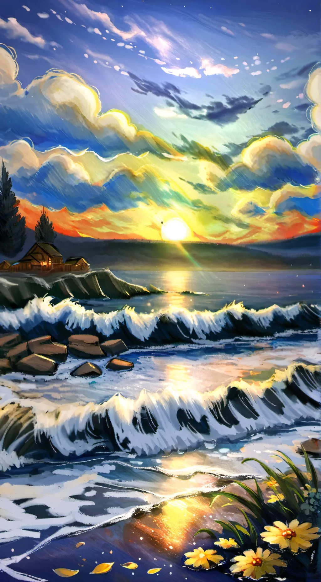 ai character: tanjiro  background