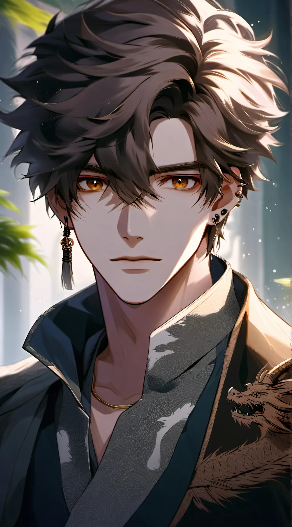 ai character: Akeal  background