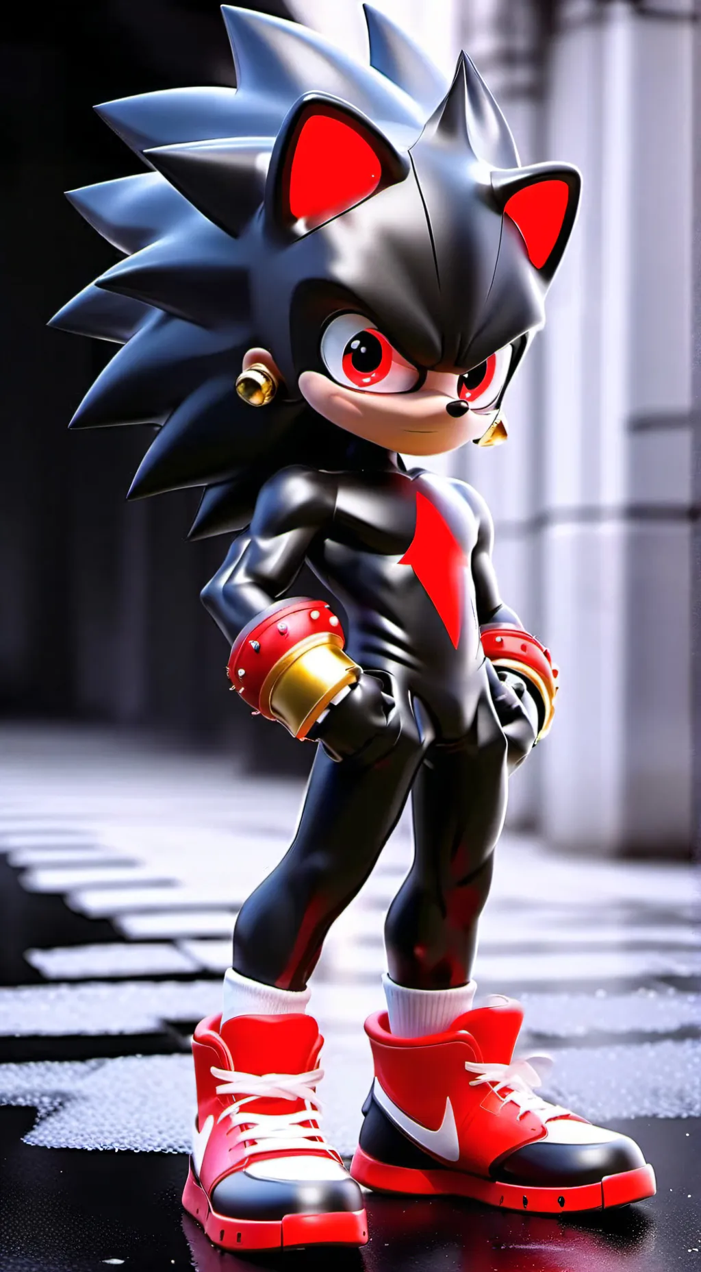 ai character: shadow  background